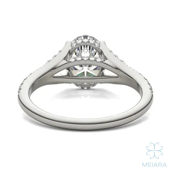 Eve Oval Duo Engagement Ring