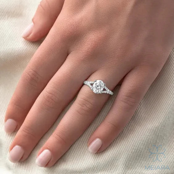 Eve Oval Duo Engagement Ring