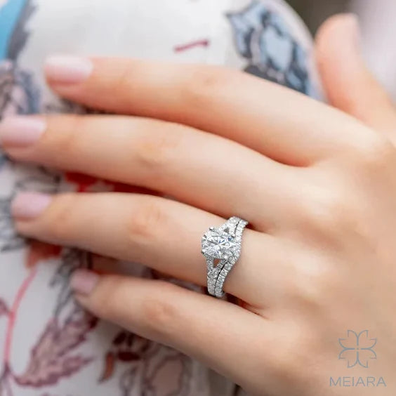 Eve Oval Duo Engagement Ring
