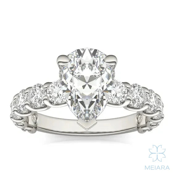 Eve Pear Radiant Firecrest Engagement Ring