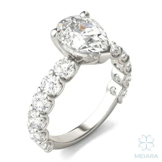 Eve Pear Radiant Firecrest Engagement Ring