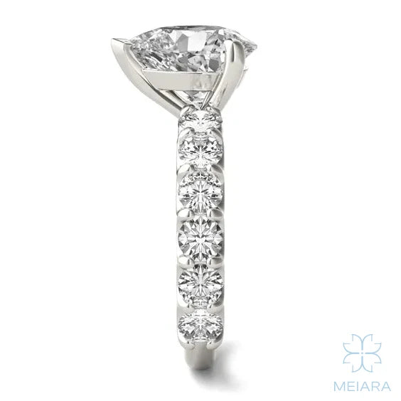 Eve Pear Radiant Firecrest Engagement Ring