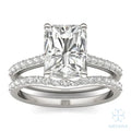 Eve Radiant  Side-Stone Bridal Set