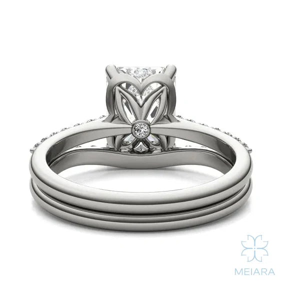 Eve Radiant  Side-Stone Bridal Set
