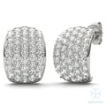 Lume Domed Illusion Hoop Earrings