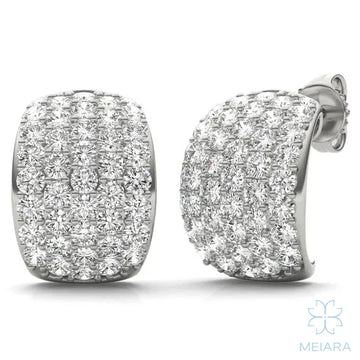 Lume Domed Illusion Hoop Earrings