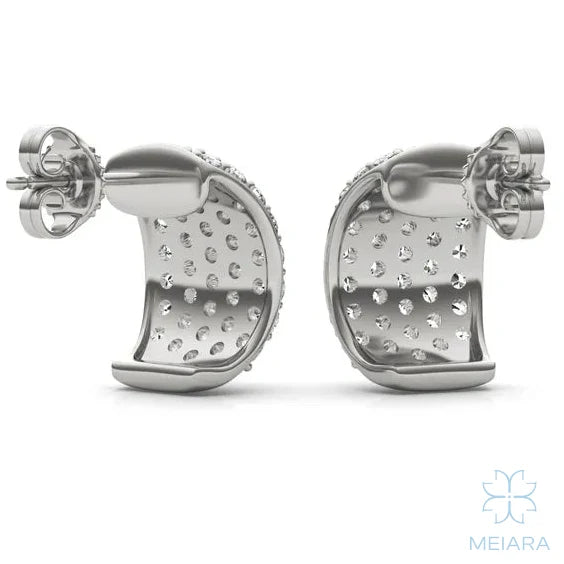 Lume Domed Illusion Hoop Earrings