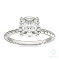 Eve Round Brilliant Classic Heritage Rope Solitaire