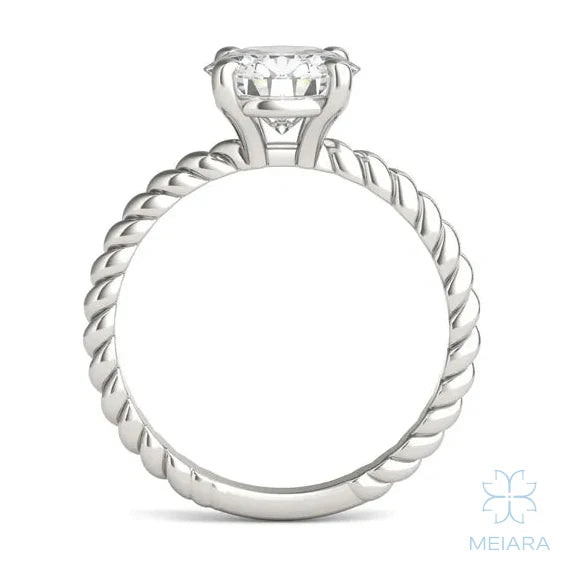 Eve Round Brilliant Classic Heritage Rope Solitaire