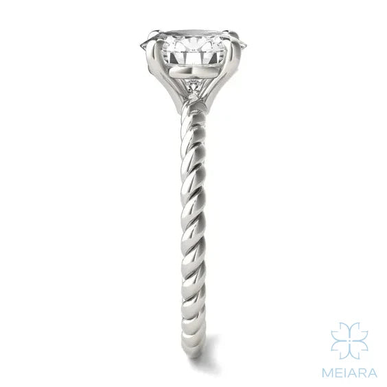 Eve Round Brilliant Classic Heritage Rope Solitaire
