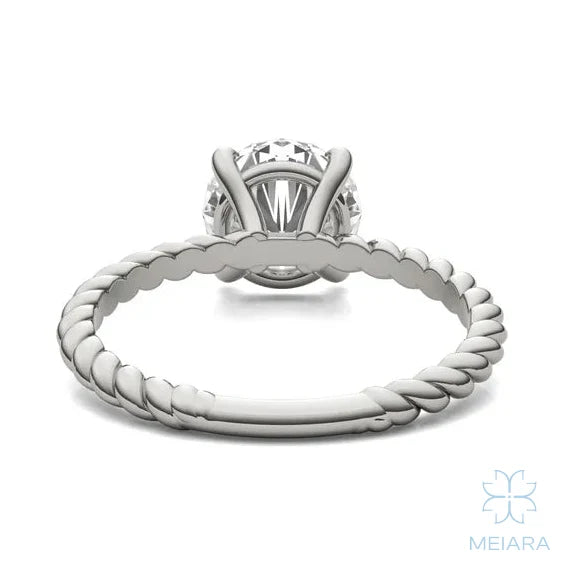 Eve Round Brilliant Classic Heritage Rope Solitaire