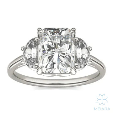 Eve Radiant Eclipse of Love Three-Stone Ring