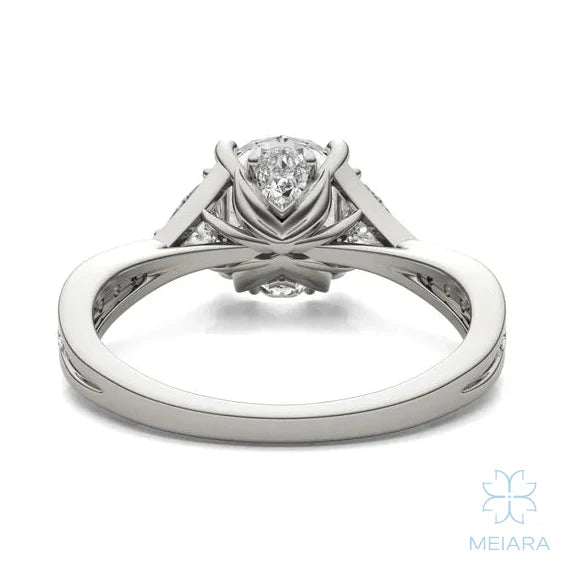 Eve Round Radiant Three-Stone Ring