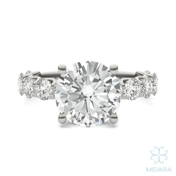 Eve Round Radiant Firecrest Engagement Ring