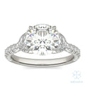Lume Round Three-Stone Ring