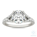 Eve Round Brilliant Duo Engagement Ring