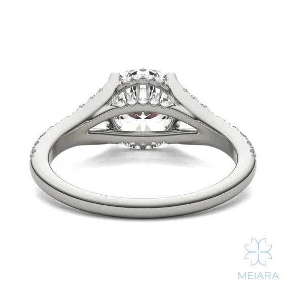 Eve Round Brilliant Duo Engagement Ring