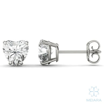 Heart Radiance Stud Earrings - view 1