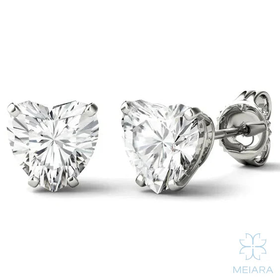 Heart Radiance Stud Earrings - view 3