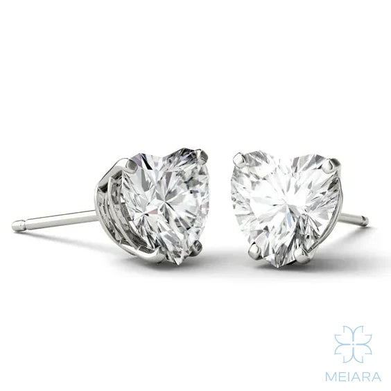 Heart Radiance Stud Earrings - view 4