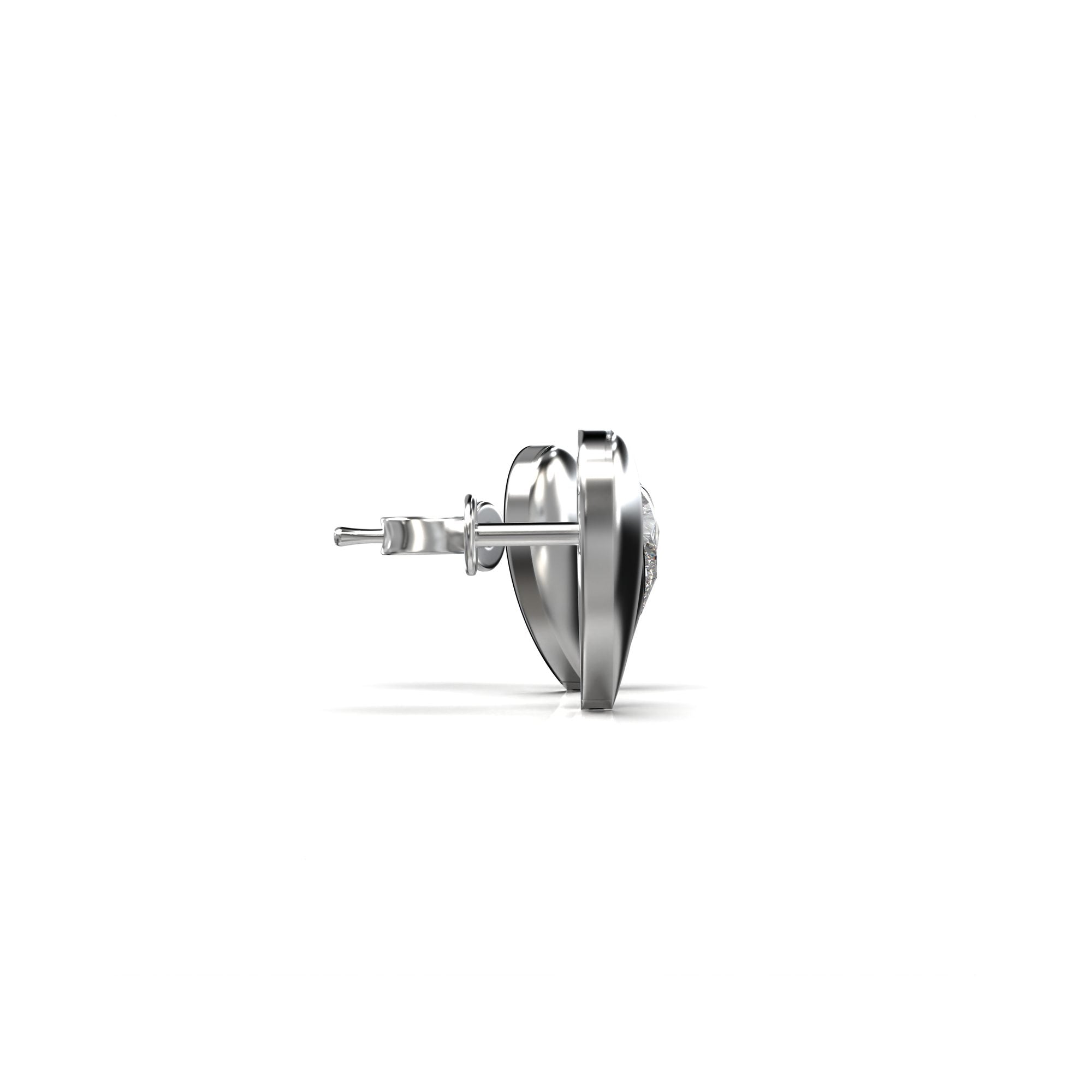 Eve Heart Radiance Stud Earrings