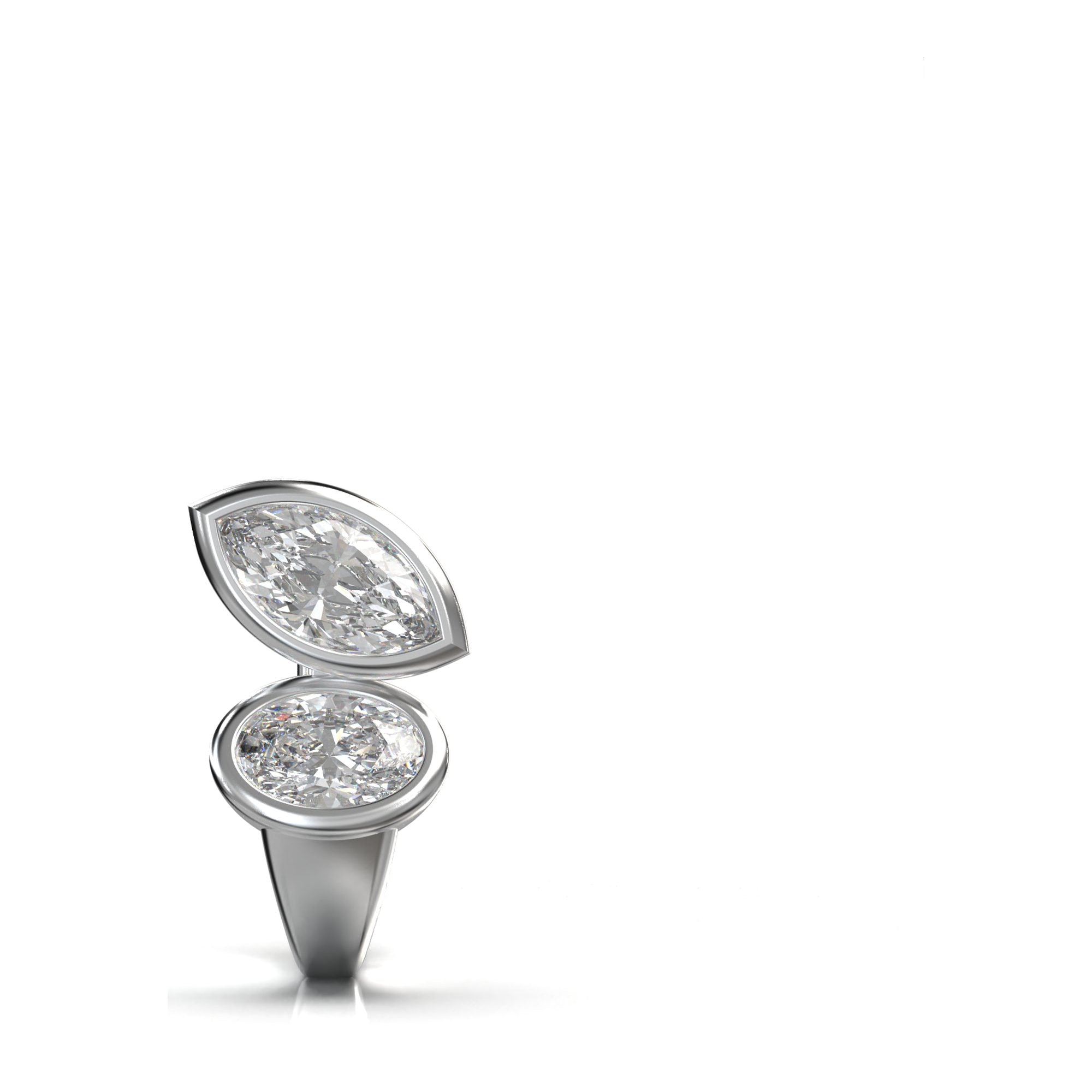 Eve Marquise Radiance Hoop Earrings