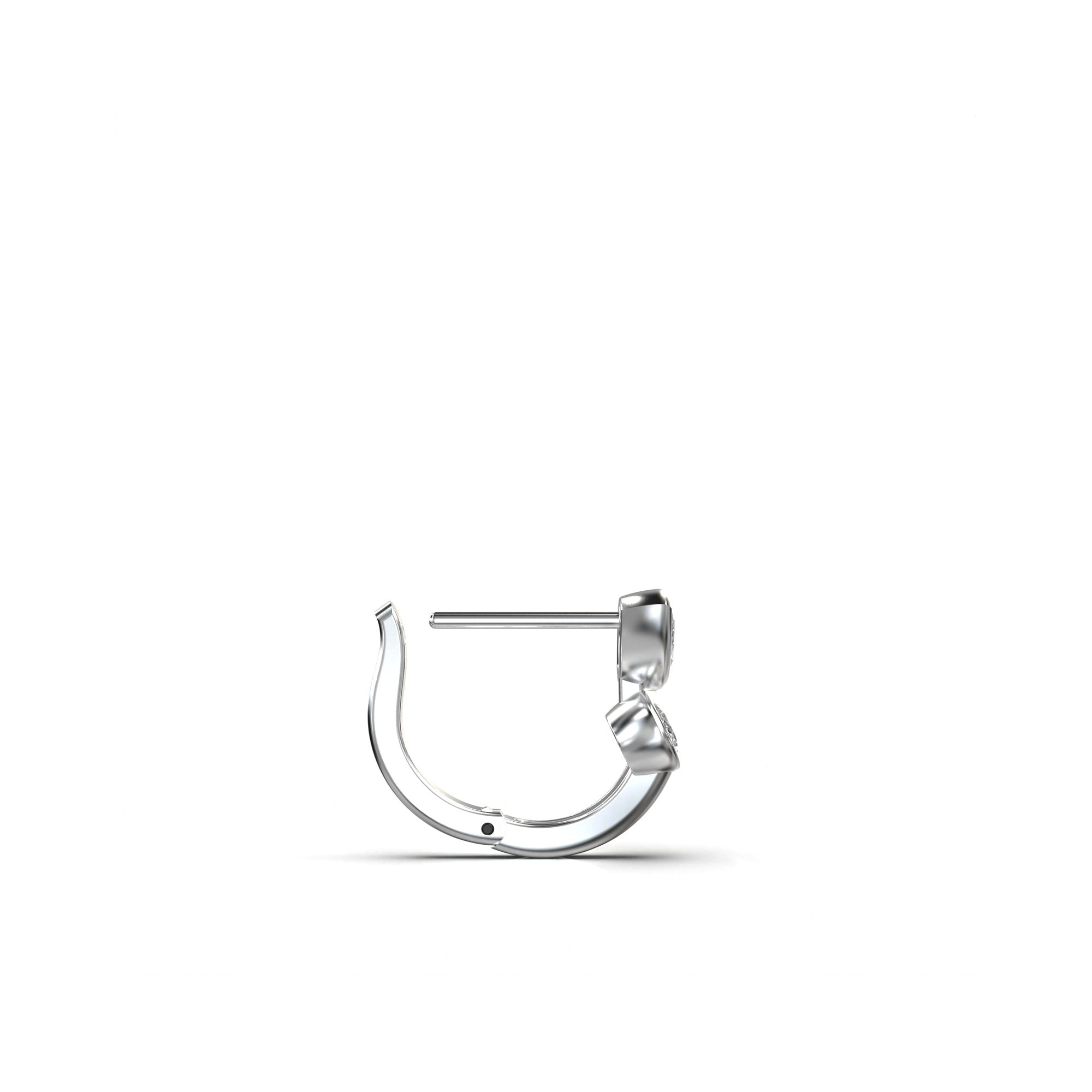 Eve Marquise Radiance Hoop Earrings