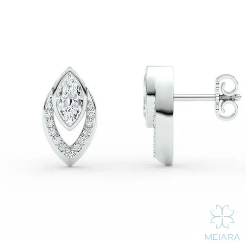 Eve Marquise Shimmer Stud Earrings
