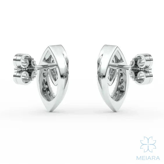 Marquise Shimmer Stud Earrings - view 5