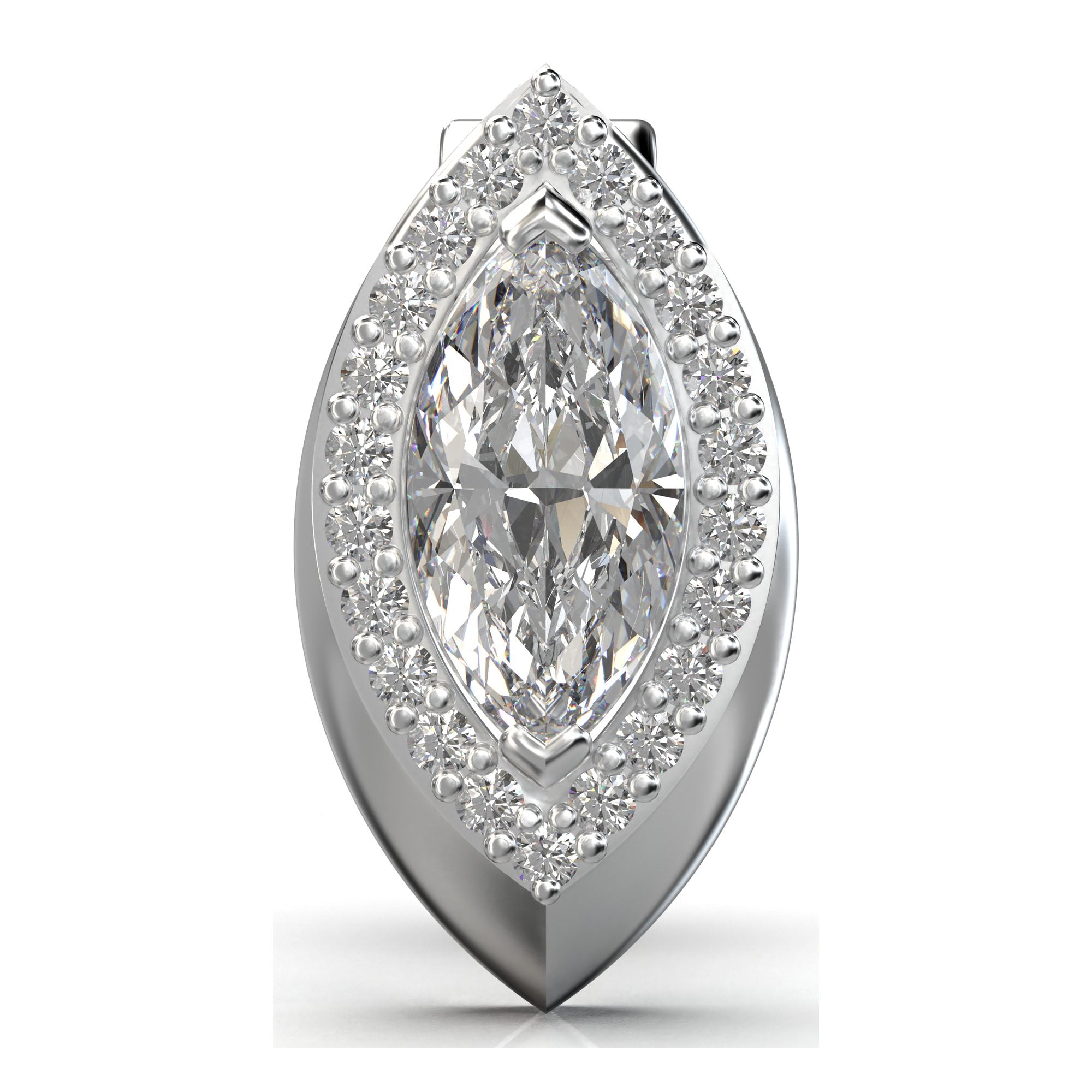 Eve Marquise Shimmer Stud Earrings
