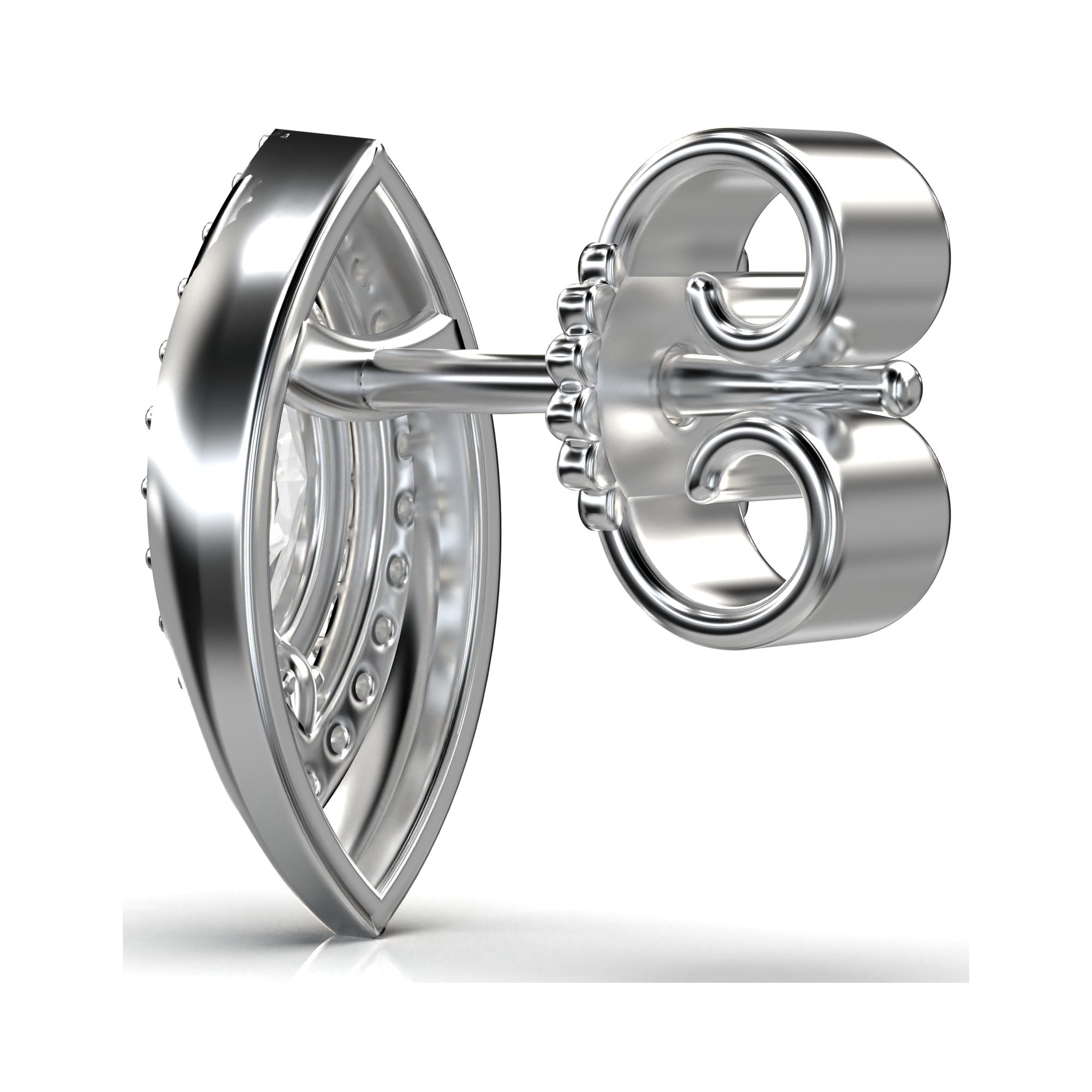 Eve Marquise Shimmer Stud Earrings