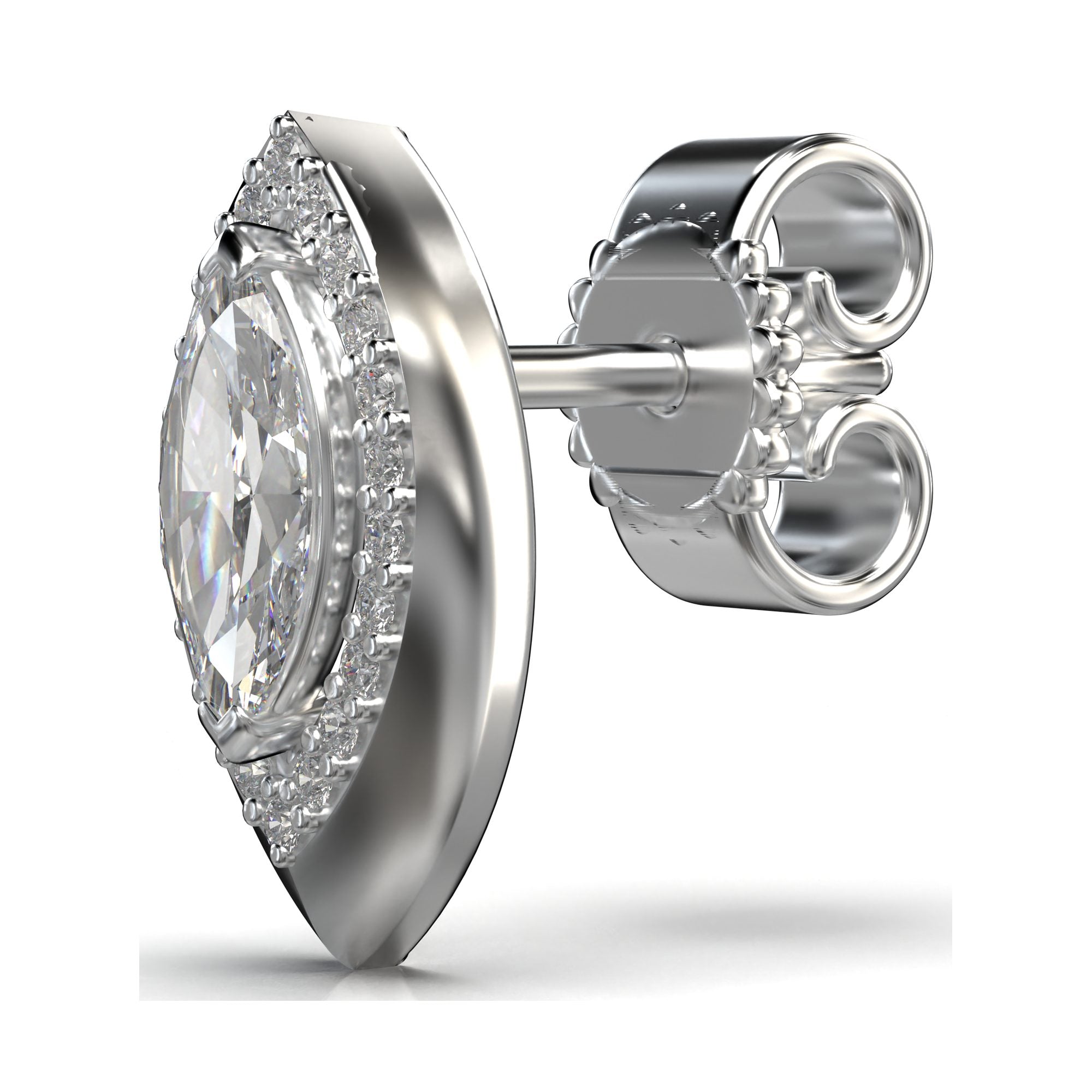 Eve Marquise Shimmer Stud Earrings