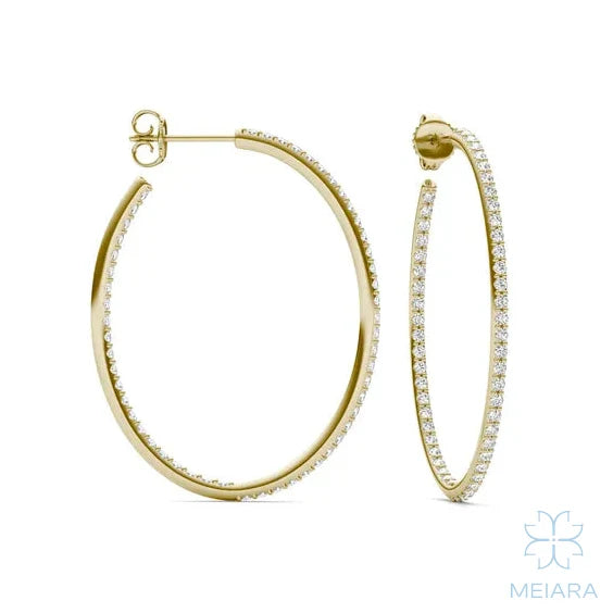 Eve Airy Oval Hoop Earrings