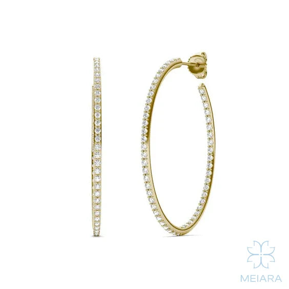 Eve Airy Oval Hoop Earrings