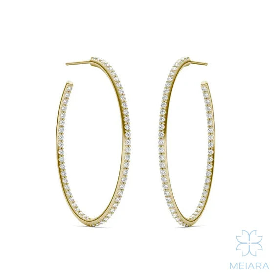 Eve Airy Oval Hoop Earrings