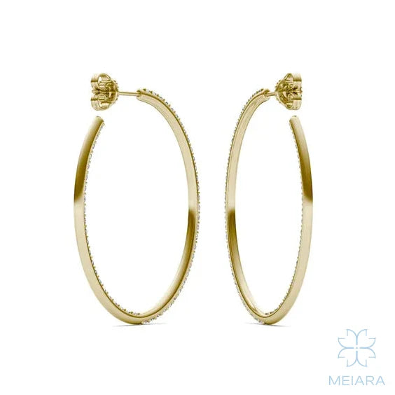 Eve Airy Oval Hoop Earrings