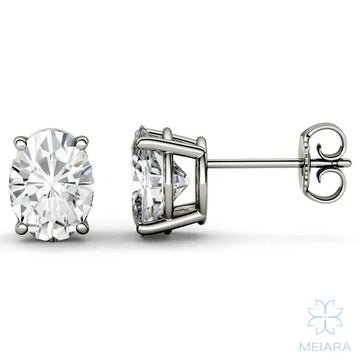Eve Oval Grace Stud Earrings