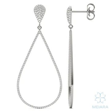 Teardrop Aria Drop Earrings - view 1