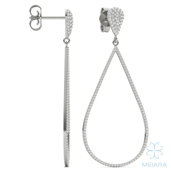 Teardrop Aria Drop Earrings - view 2