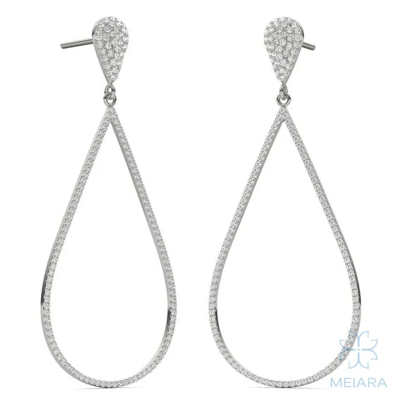 Teardrop Aria Drop Earrings - view 4