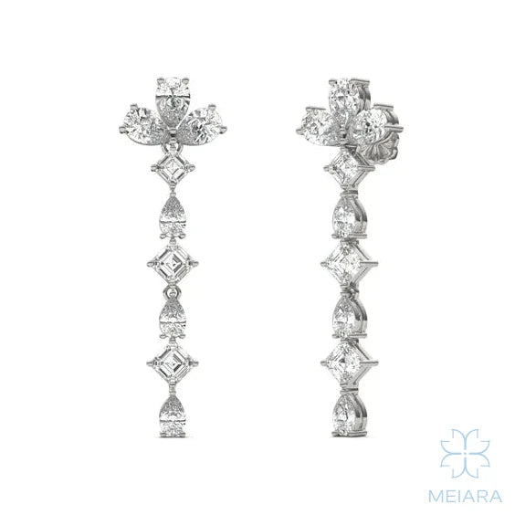 Felicity Pear Drop Earrings - view 3