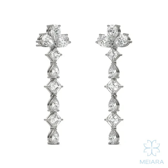 Felicity Pear Drop Earrings - view 4