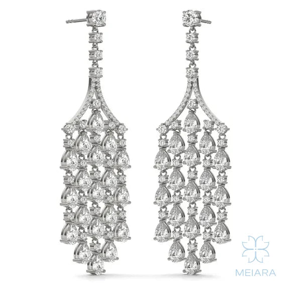 Colette Chandelier Drop Earrings - view 4