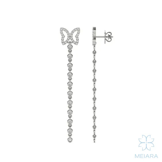 Butterfly Glow Drop Earrings - view 1