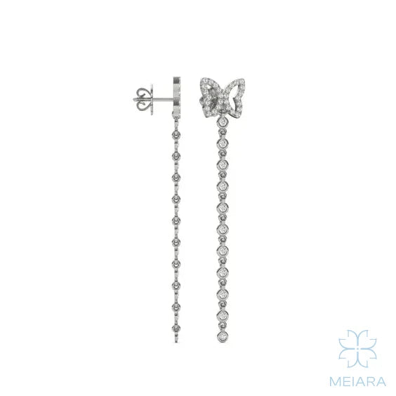 Butterfly Glow Drop Earrings - view 2