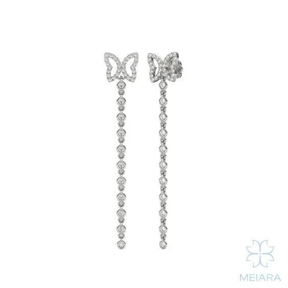 Butterfly Glow Drop Earrings - view 3