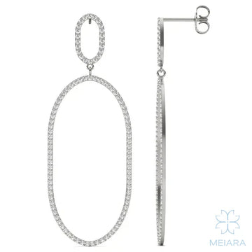Ellipse Aria Drop Earrings - view 1