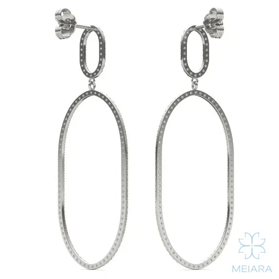 Ellipse Aria Drop Earrings - view 5