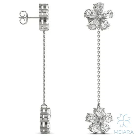 Viola Couture Drop Earrings - view 2