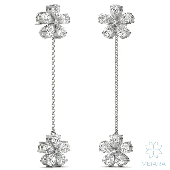 Viola Couture Drop Earrings - view 4